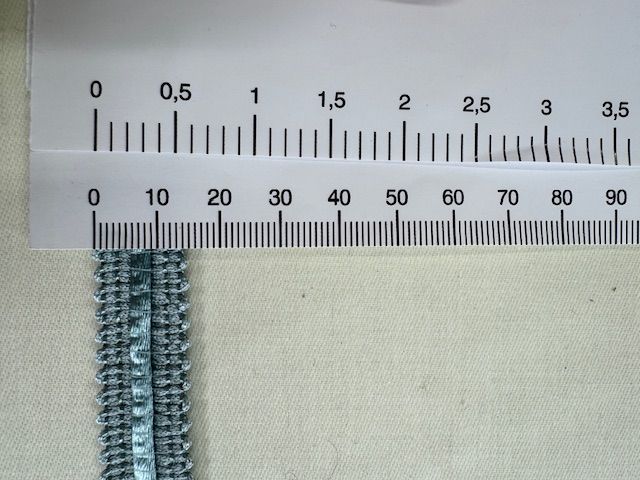 Upholstery Braid/Gimp Trim - Silver Blue