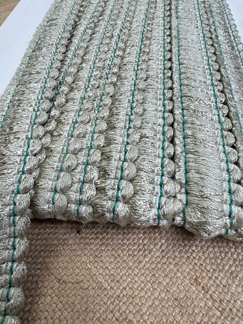Upholstery Brush Fringe/ Ruche Trim - Oyster - Soft Options upholstery trim