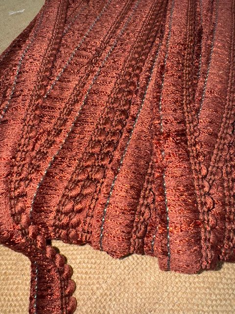 Upholstery Brush Fringe/ Ruche Trim - Autumn Chestnut - Soft Options upholstery trim