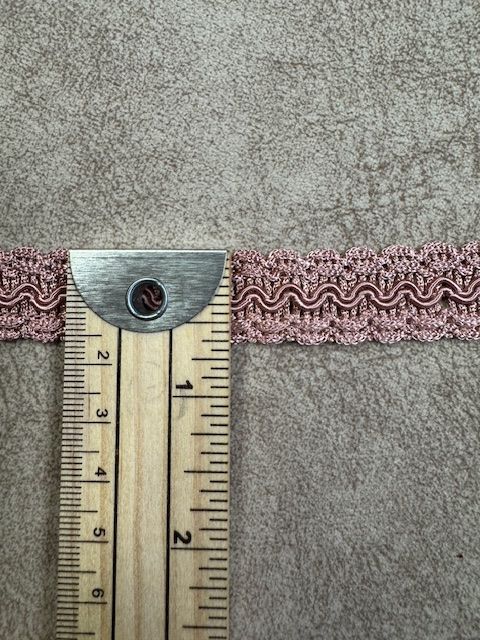 Upholstery Decoratove Braid Trim - Mauve Pink