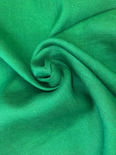 Green Hessian Decorative Fabric - Fire Retardant - Soft Options upholstery trim