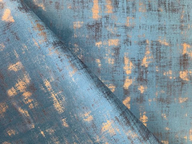 Rosemount Seville Peacock Chenille Upholstery Fabric