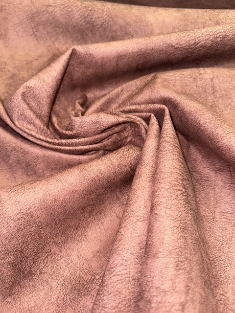 Sheraton Rose Faux Suede Upholstery Fabric - Soft Options upholstery trim