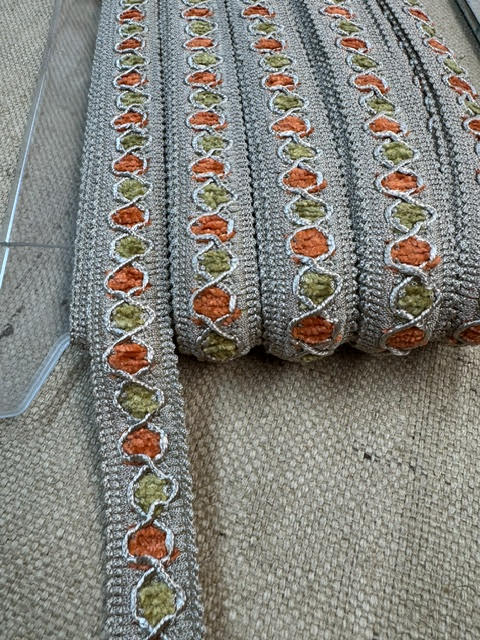 Upholstery Haberdashery Wide Decorative Braid - Beige Sunrise Mix