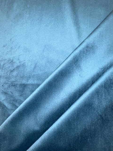 Rosemount Monaco Teal Luxury Soft feel Velvet Upholstery Fabric