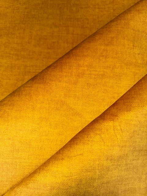 Rich Gold Slub Velvet Upholstery Fabric