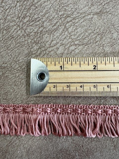 Upholstery Looped Tassel Fringe - Dusky Pink