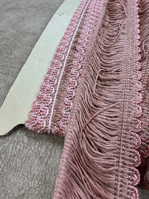 Upholstery Swing Fringe - Soft Pink