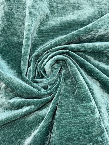 Epsom Jade Dralon Slub Velvet Heavy Weave Upholstery - Soft Options upholstery trim