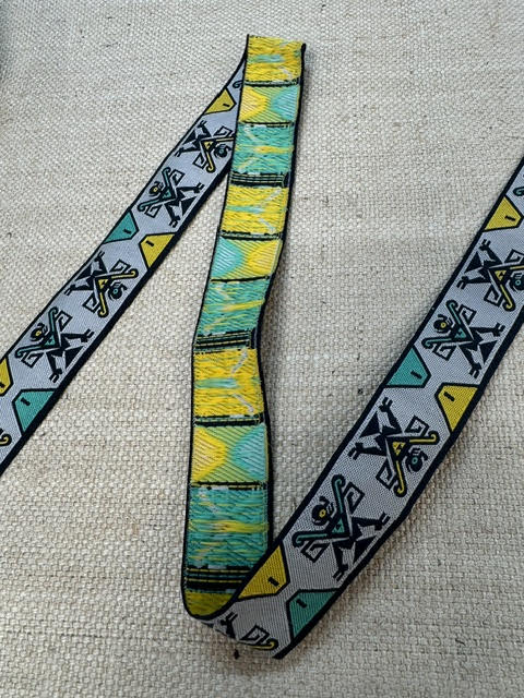 Upholstery Tape/Ribbon Trim - Multicoloured Tribal Design