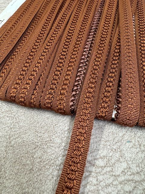 Upholstery Decorative Flat Braid Trim - Old Copper - Soft Options upholstery trim