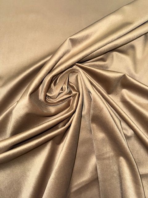 Rosemount Monaco Biscuit Luxury Soft feel Velvet Upholstery Fabric - Soft Options upholstery trim