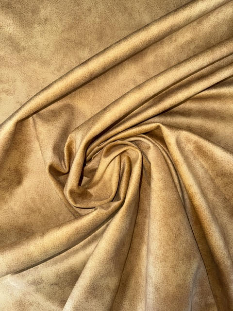 Mocassino Honey Dapple Soft Feel Faux Suede Upholstery Fabric