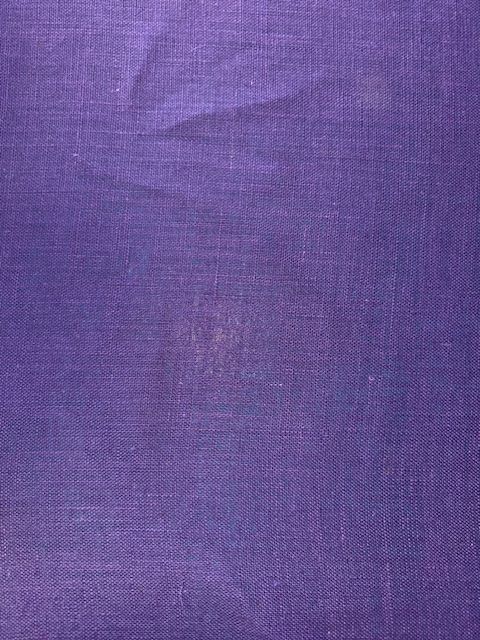 Violet Hessian Decorative Fabric - Fire Retardant