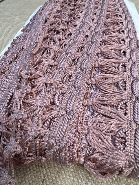 Upholstery Haberdashery fringe - Dust Pink
