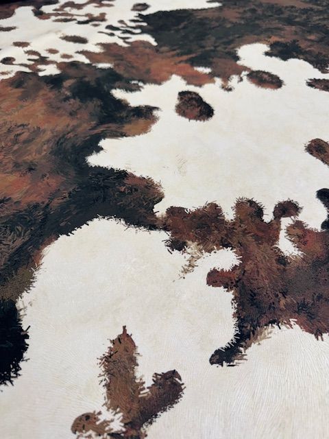 The Art Of Loom Animal Prints Collection Cowhide Velvet Upholstery Fabric