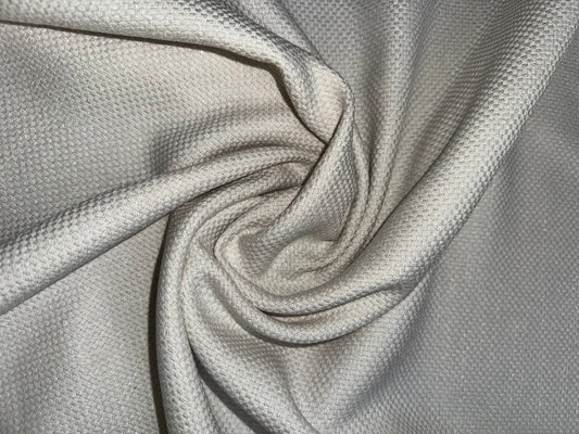 Rebel Cloud Cream Flat Weave Upholstery Fabric