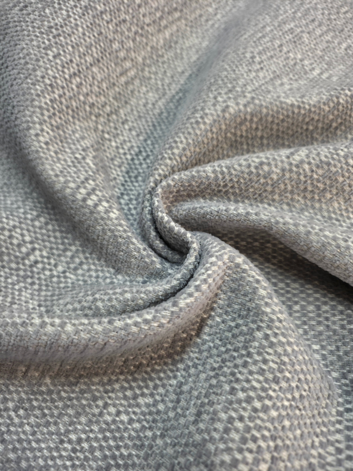 Bristol Mixed Grey Soft Feel Flat Weave Upholstery Fabric