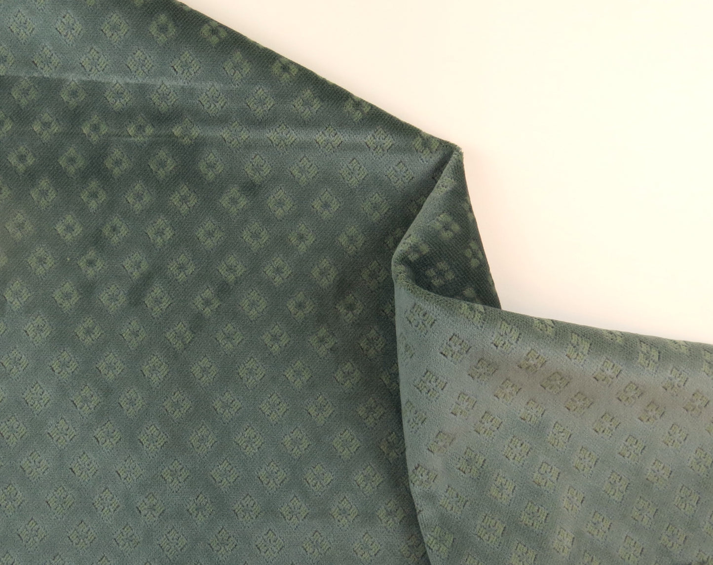 Self Pattern Heavyweight Upholstery Fabric - Green