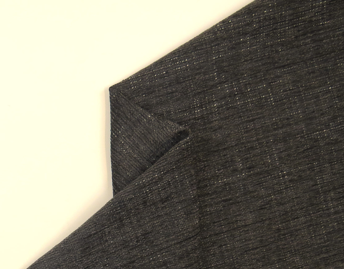 Grey And White Fleck Chenille Upholstery Fabric