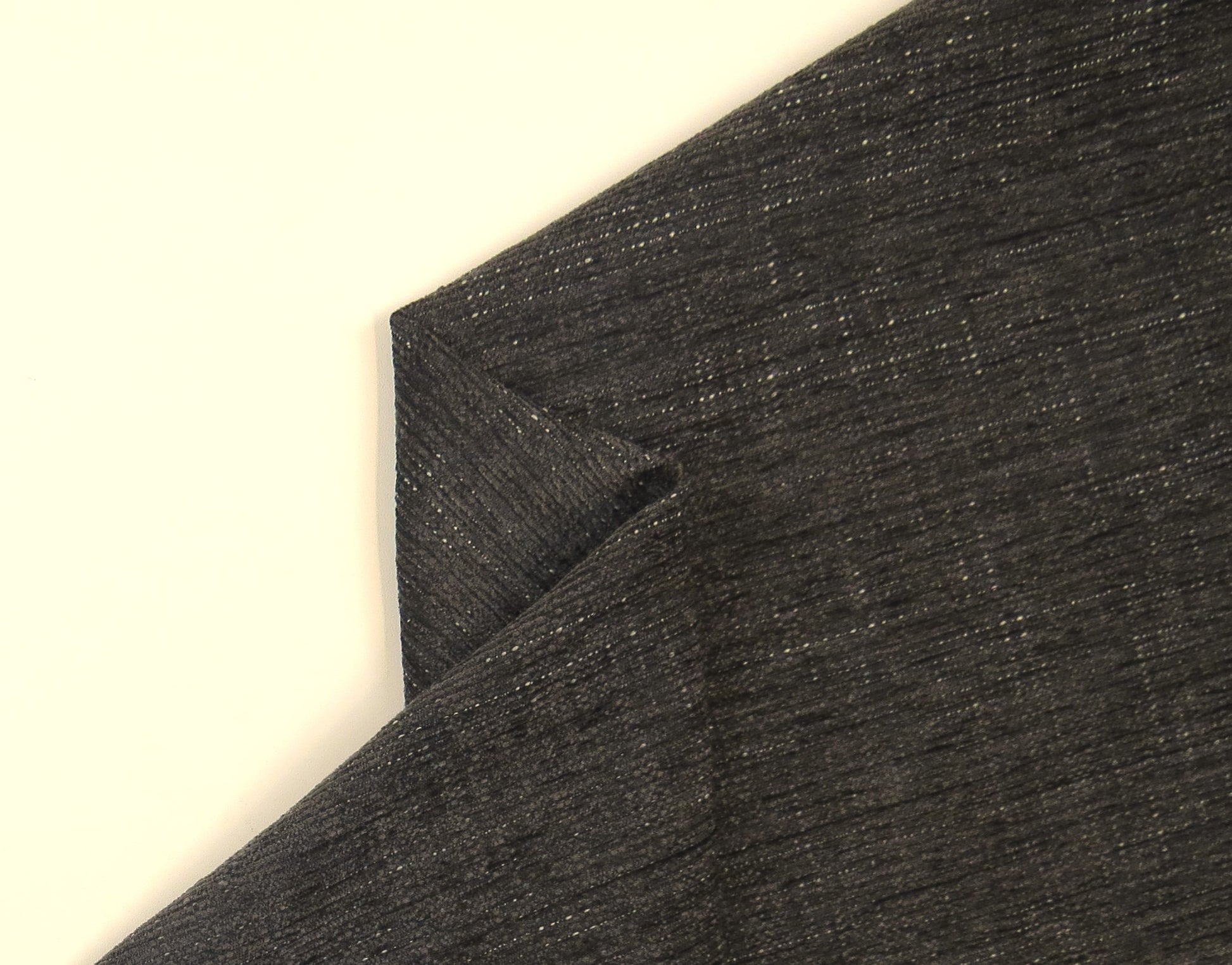 Grey And White Fleck Chenille Upholstery Fabric