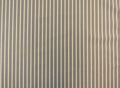 Striped Classic Linen Upholstery Fabric - Grey / Crem - Soft Options upholstery trim