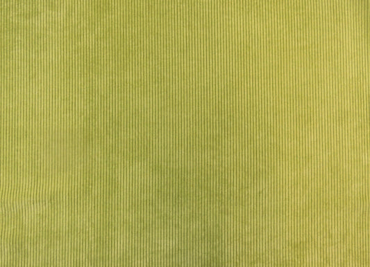 Self Pin Striped Velvet Upholstery Fabric - Lime - Soft Options upholstery trim