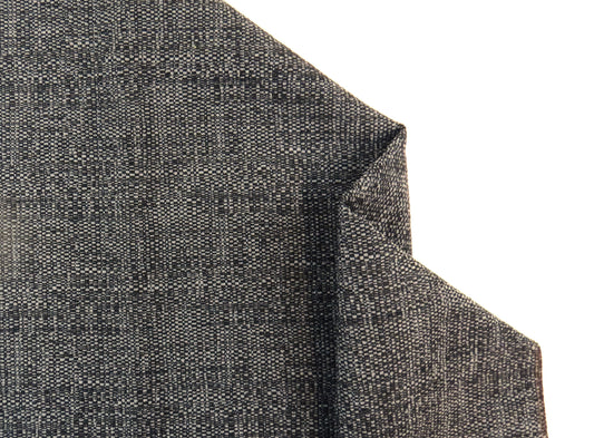 Black / Grey Fleck Woven Upholstery Fabric - Soft Options upholstery trim