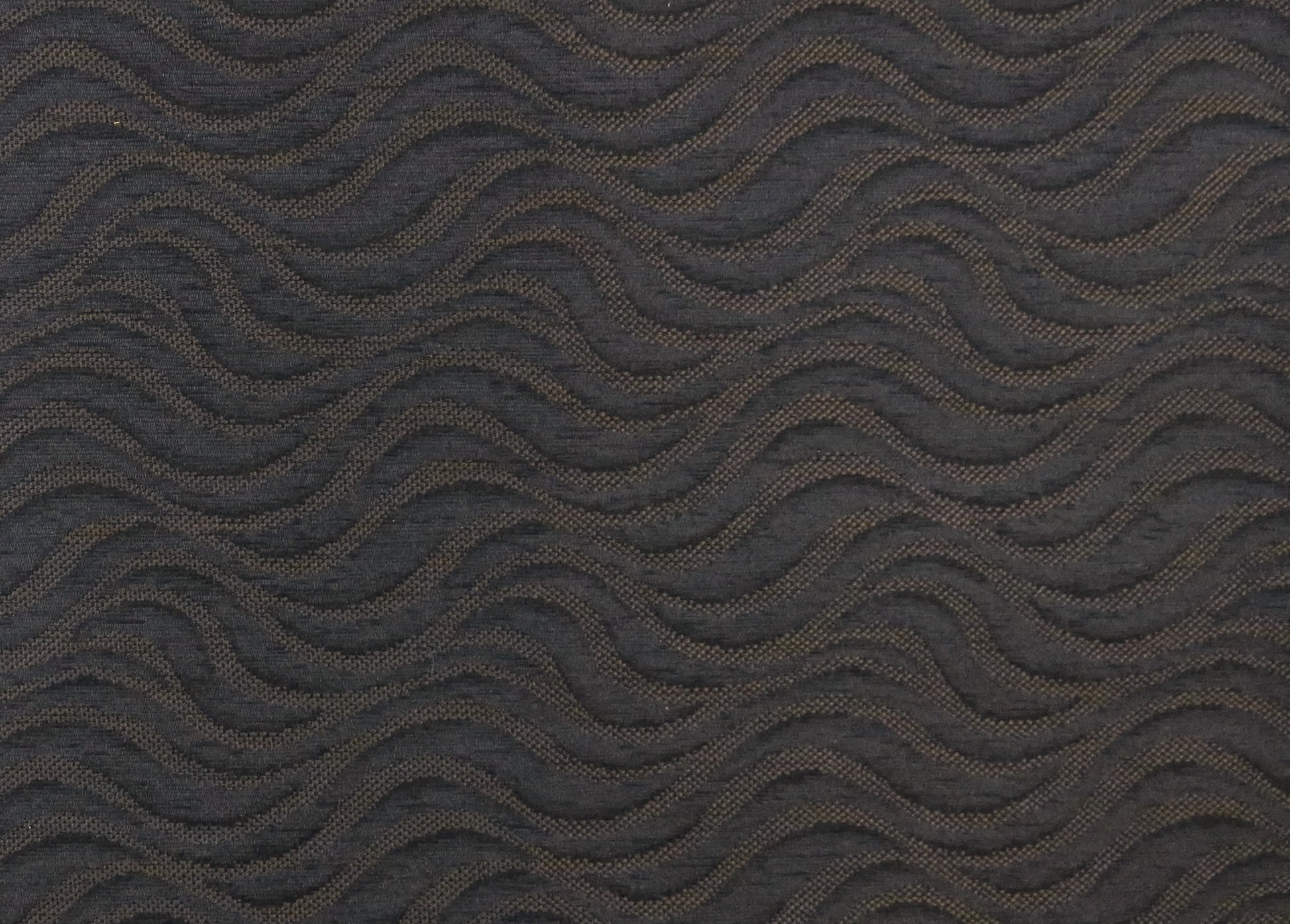 Heavy Weave Wave Design Chenille Upholstery Fabric