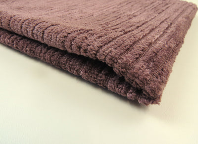 Plum Heavy Cord Chenille Upholstery Fabric - Soft Options upholstery trim