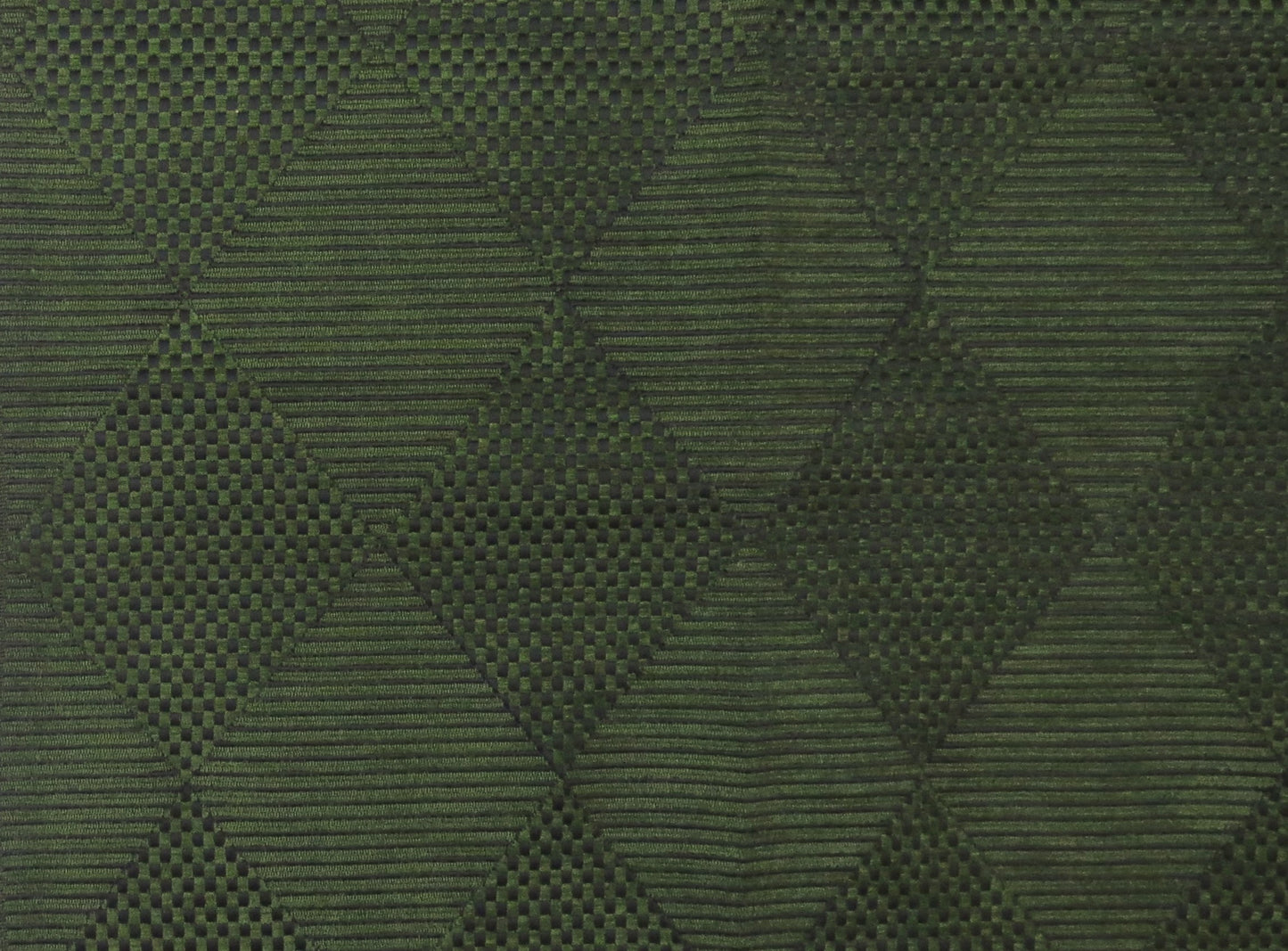 Heavy Contract Green Diamond Velvet Upholstery Fabric