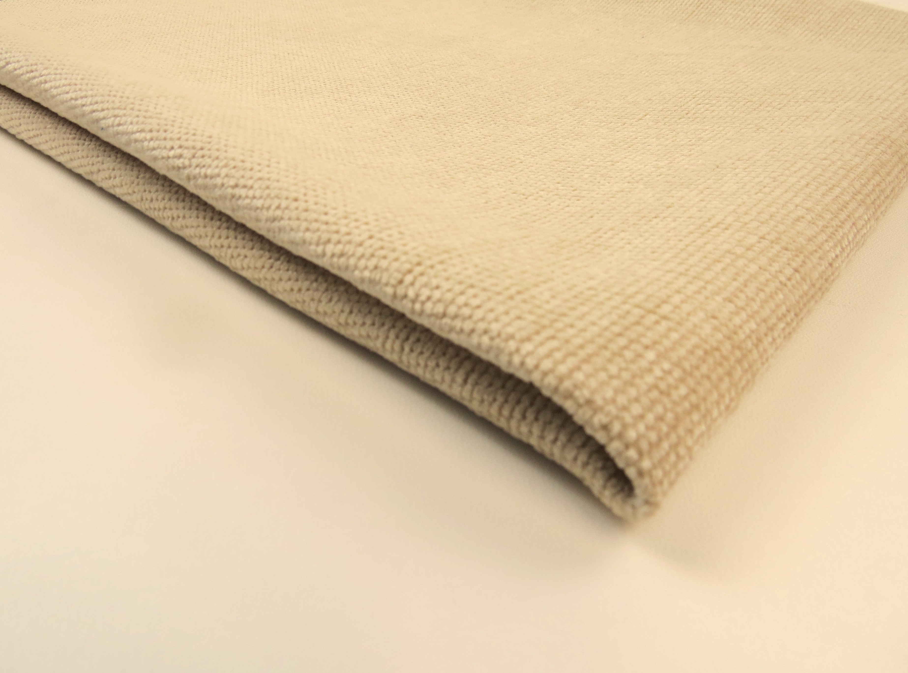 Plain Off White Chenille Upholstery Fabric - Soft Options upholstery trim Soft Options Fabric Supplies