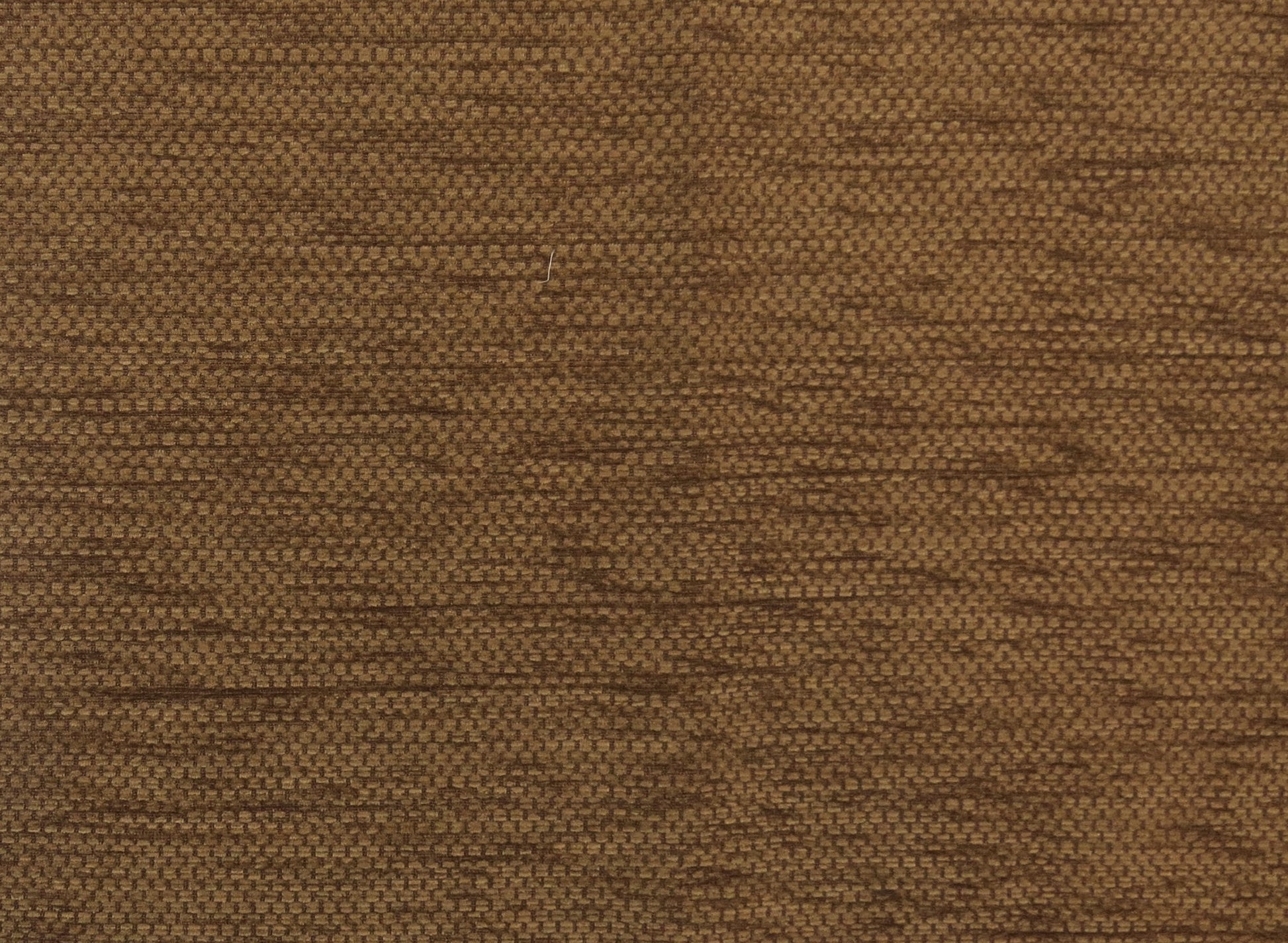 Heavy Ribbed Brown Chenille Upholstery Fabric