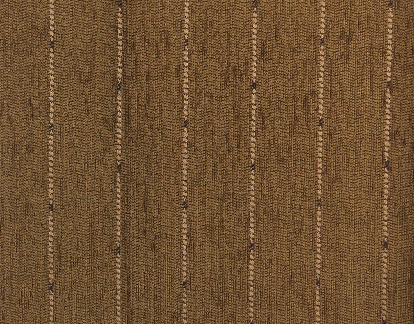 Brown Pinstripe Chenille Upholstery Fabric - Soft Options upholstery trim