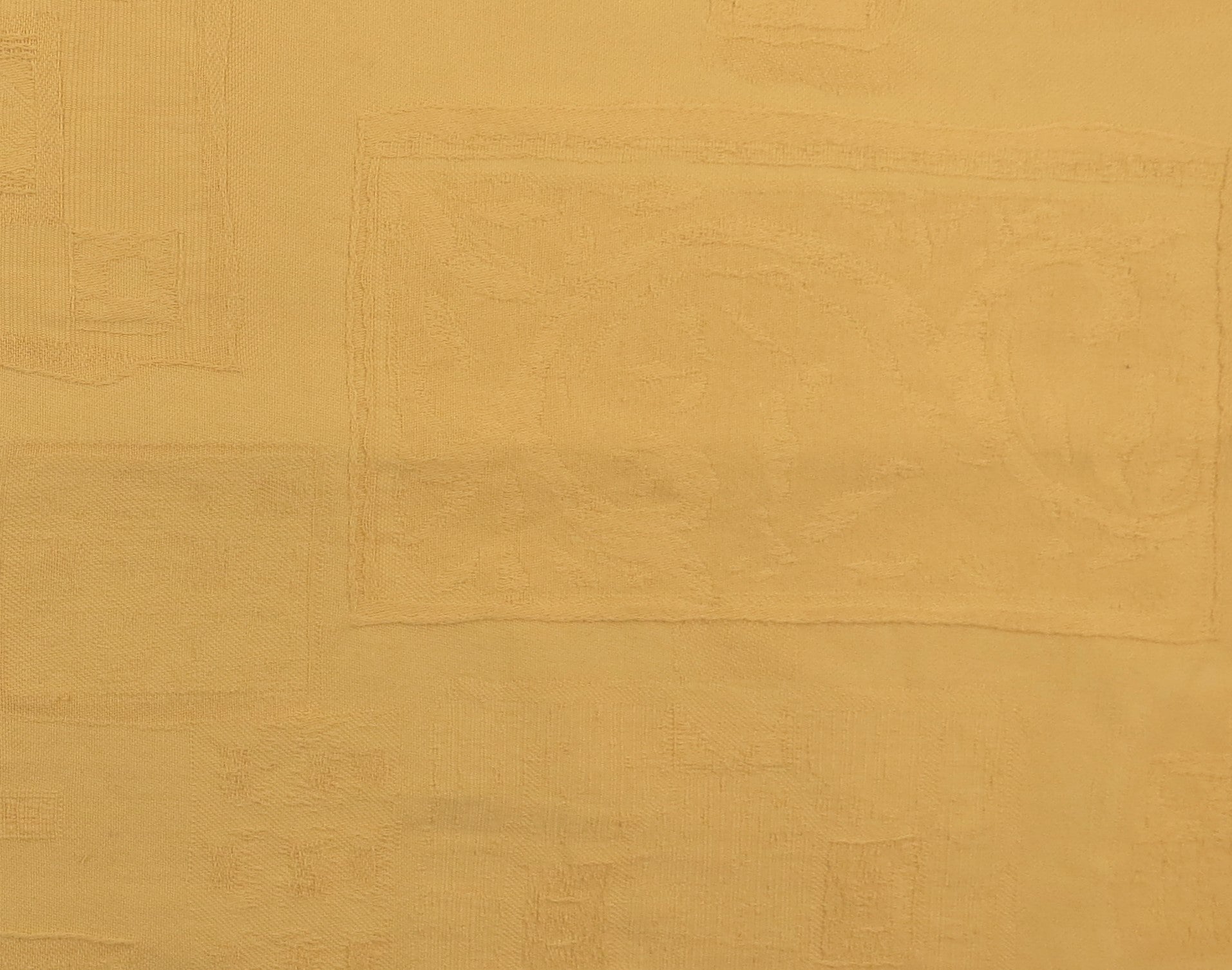 Contemporary Yellow Washable Cotton Upholstery Fabric