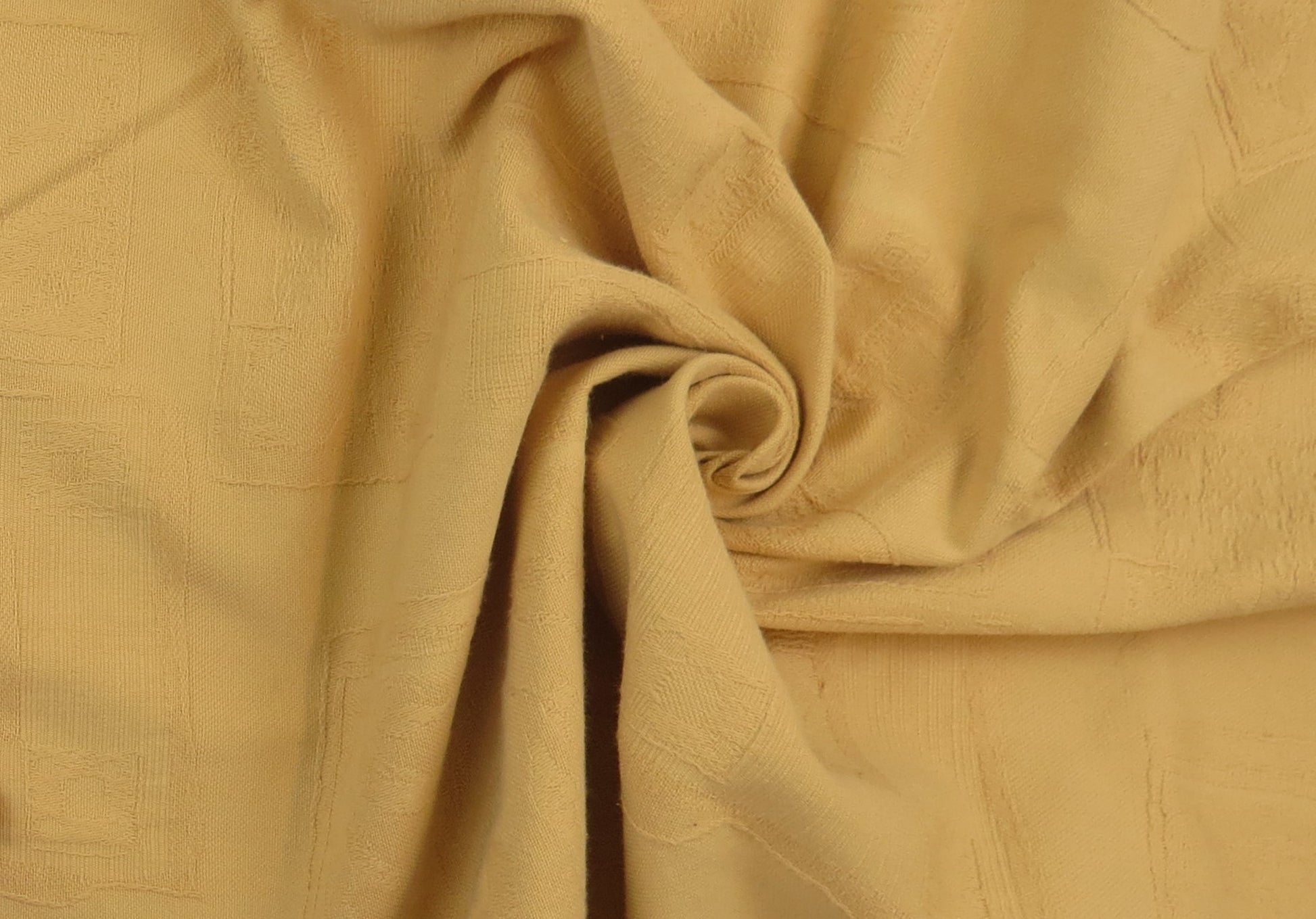 Contemporary Yellow Washable Cotton Upholstery Fabric