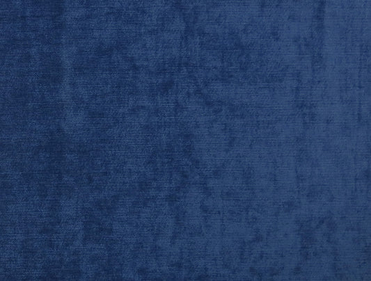 Medium Blue Chenille Upholstery Fabric