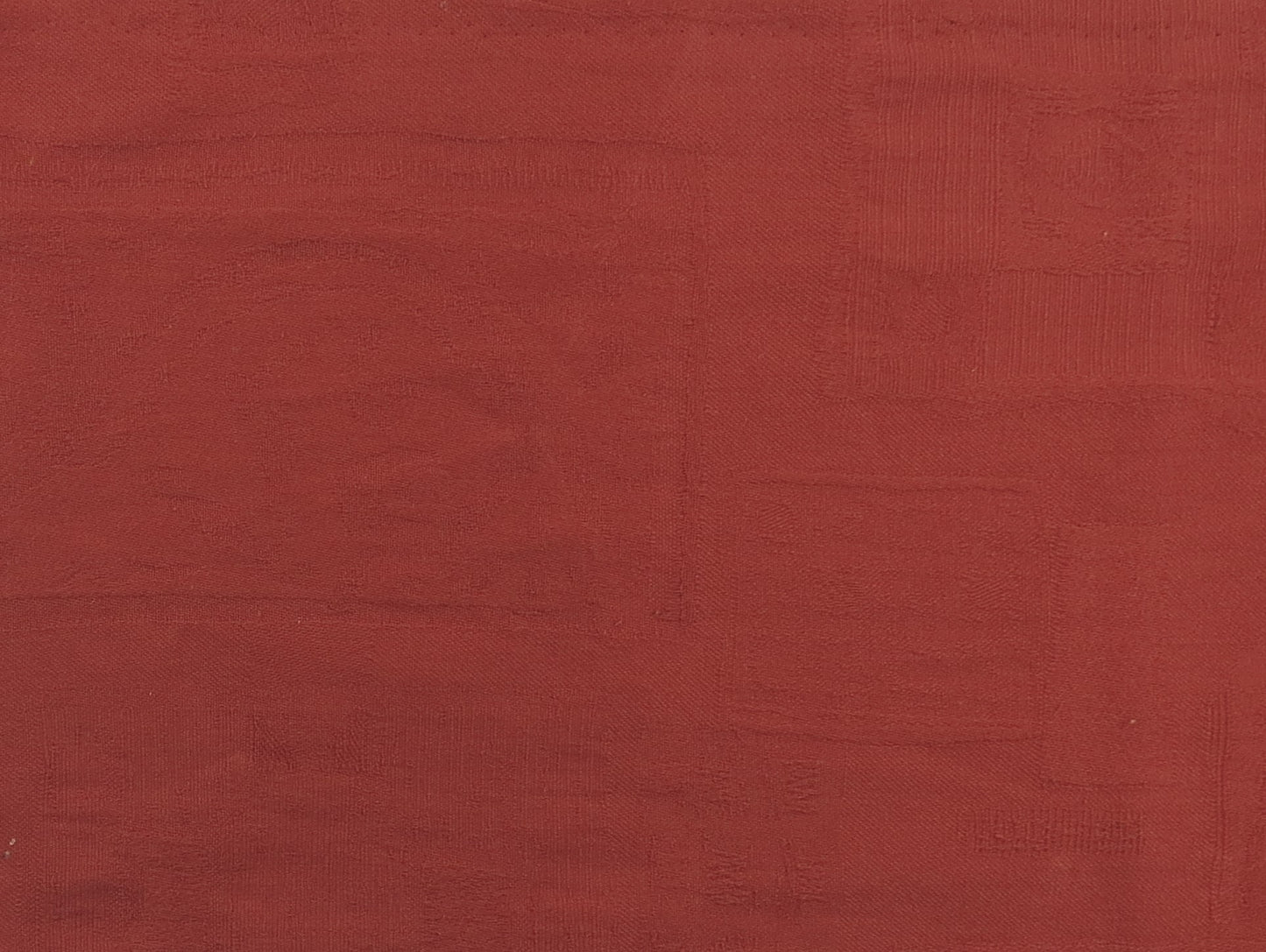Rich Terracotta Self Pattern Cotton Upholstery Fabric - Soft Options upholstery trim