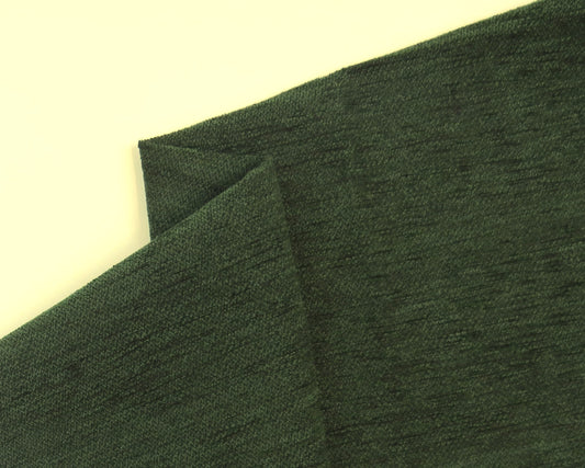 Emerald Green Chenille Upholstery Fabric