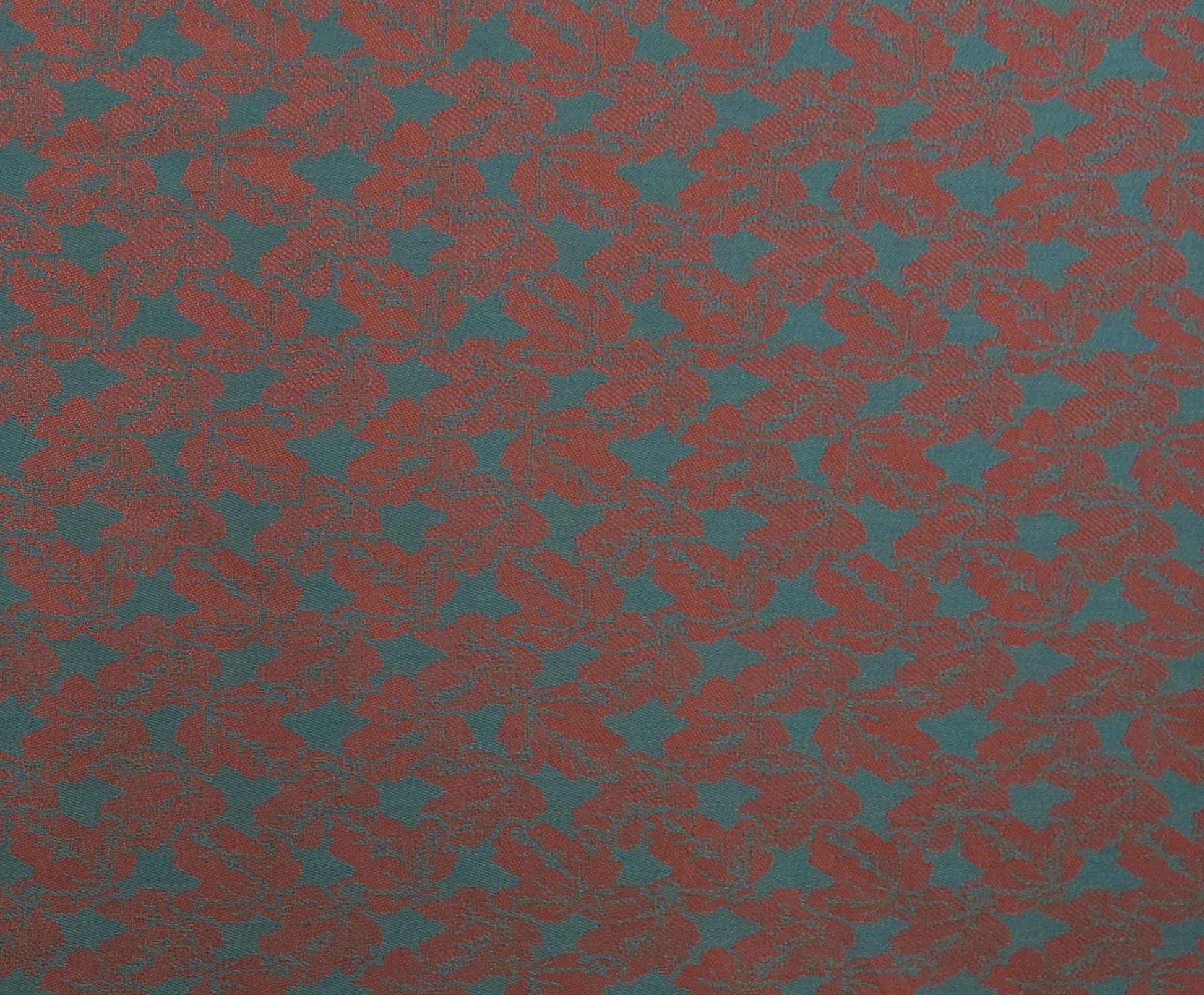 Blue And Purple Modern Floral Flat Weave Upholstery Fabric