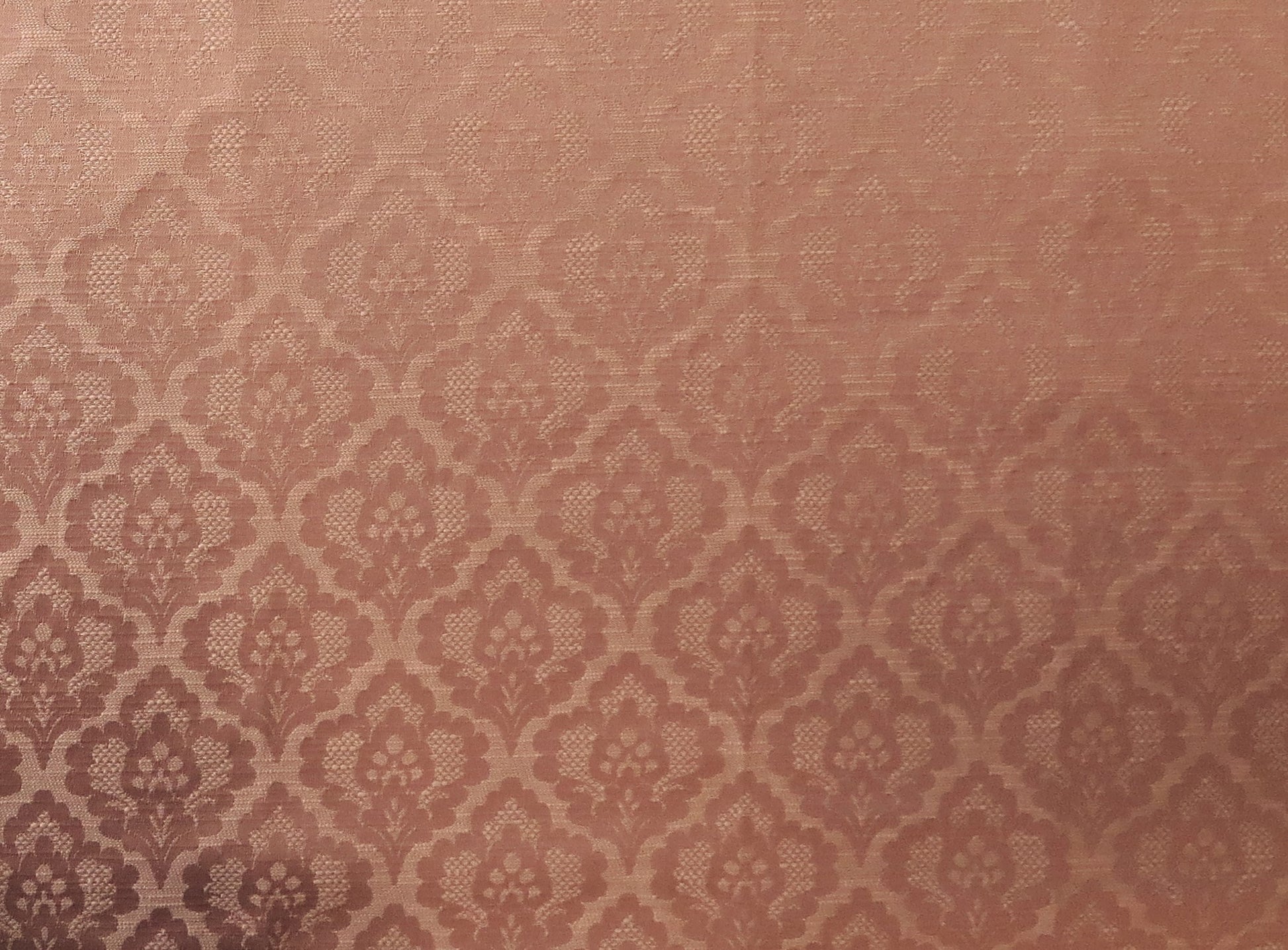 Pink Traditional Self Pattern Linen Upholstery Fabric