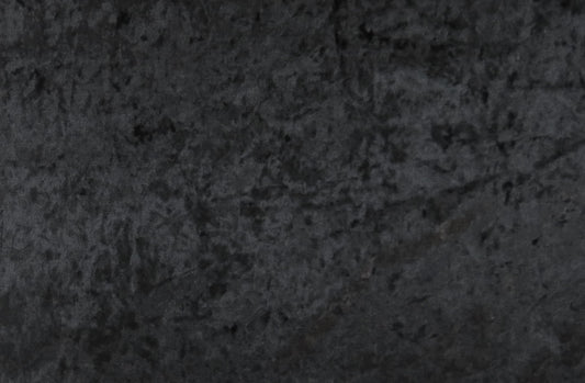 Black Crushed Velvet Upholstery Fabric