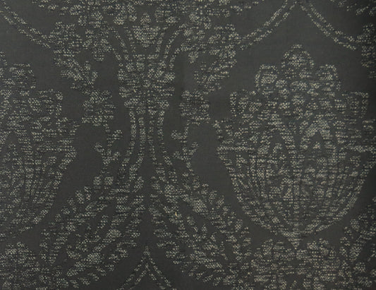 TRADITIONAL BLACK AND GREY FLAT WEAVE UPHOLSTERY FABRIC - Soft Options upholstery trim