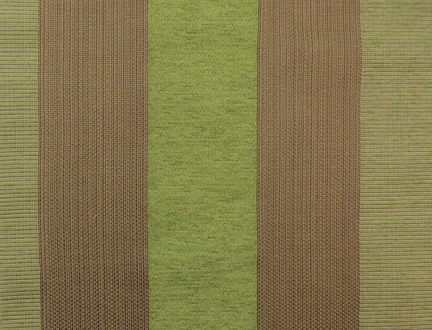 Brown And Green Stripe Flat Weave Upholstery Fabric - Soft Options upholstery trim