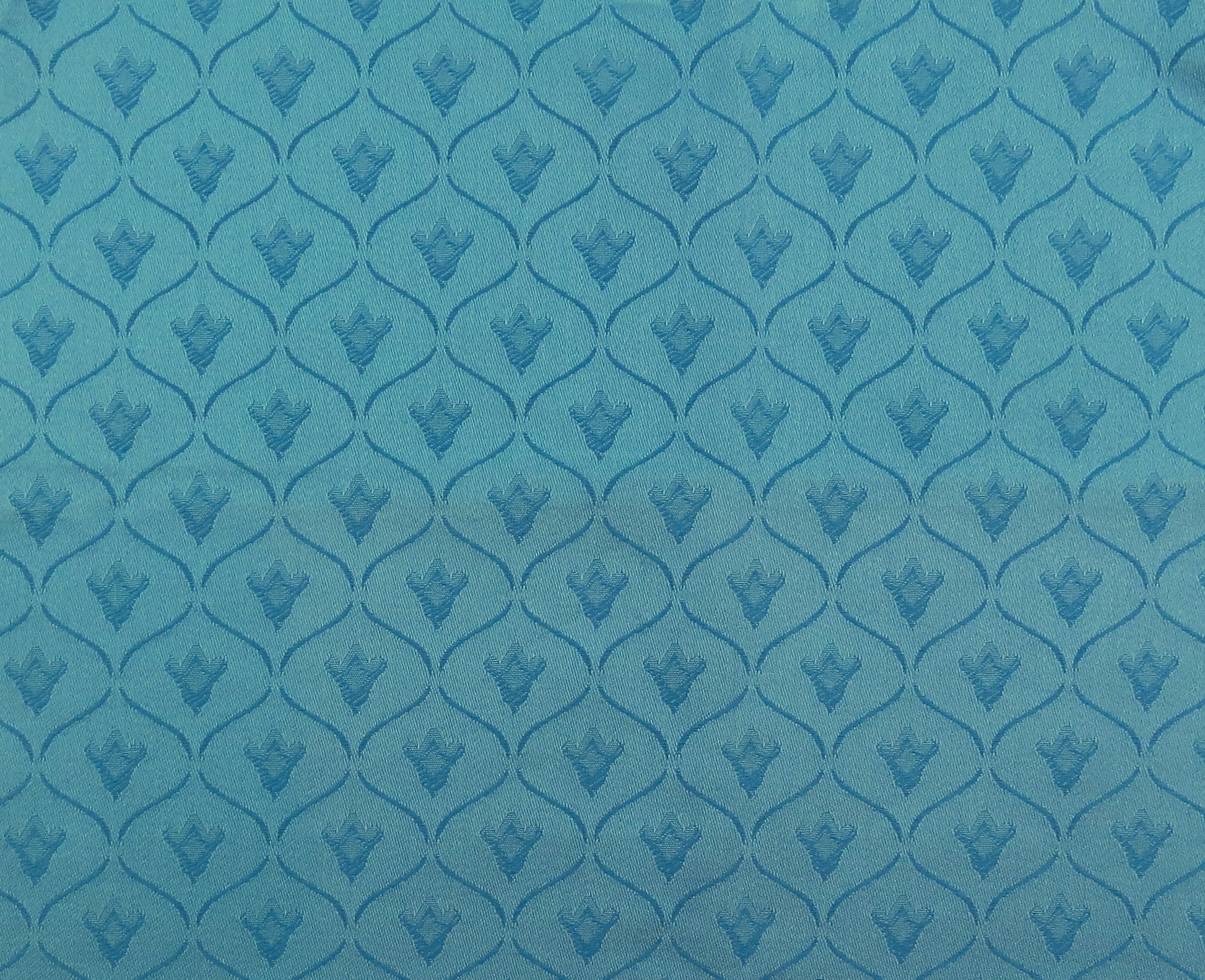 Light Blue Traditional Linen Upholstery Fabric