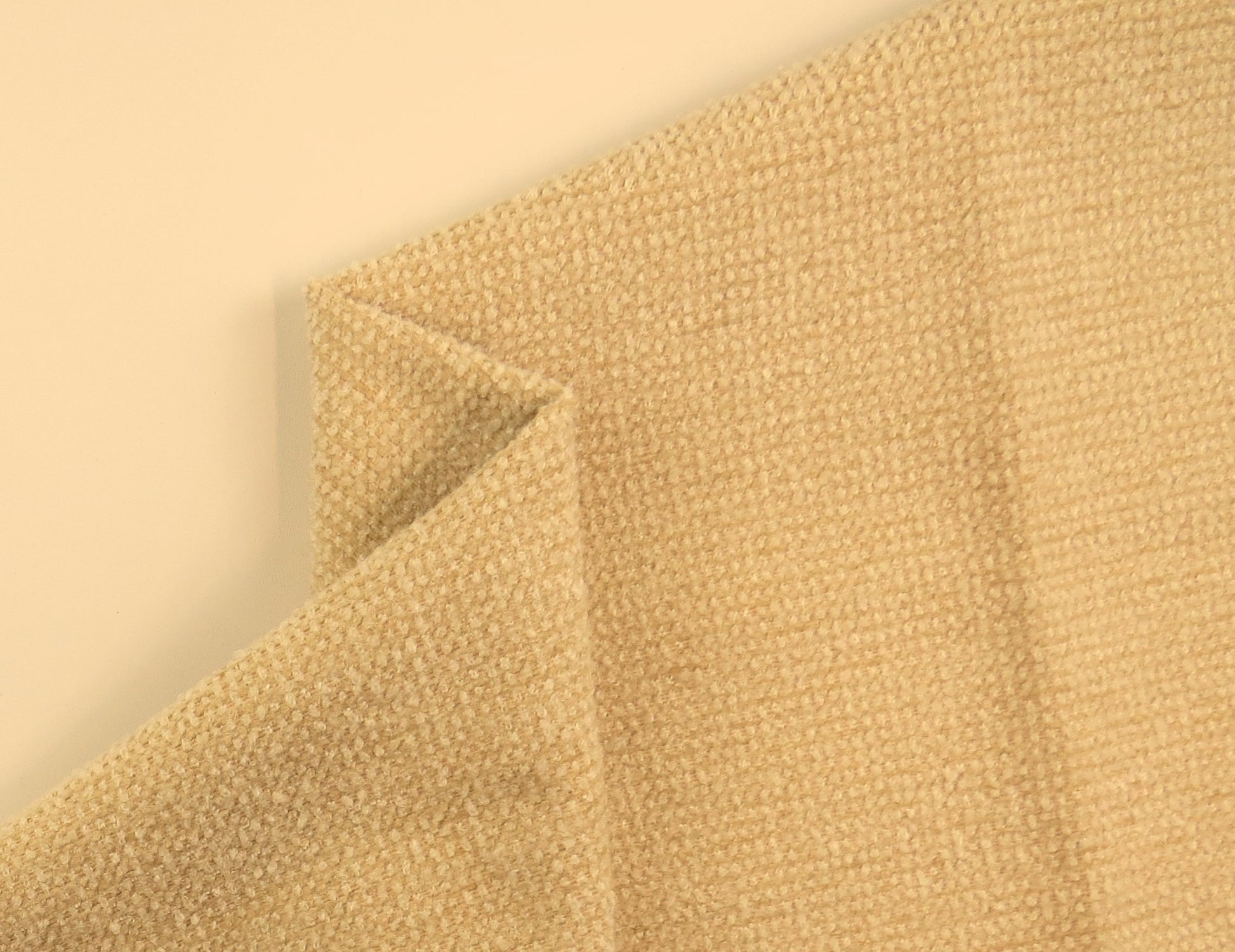 Cream Weave Boucle Teddy Bear Upholstery Fabric