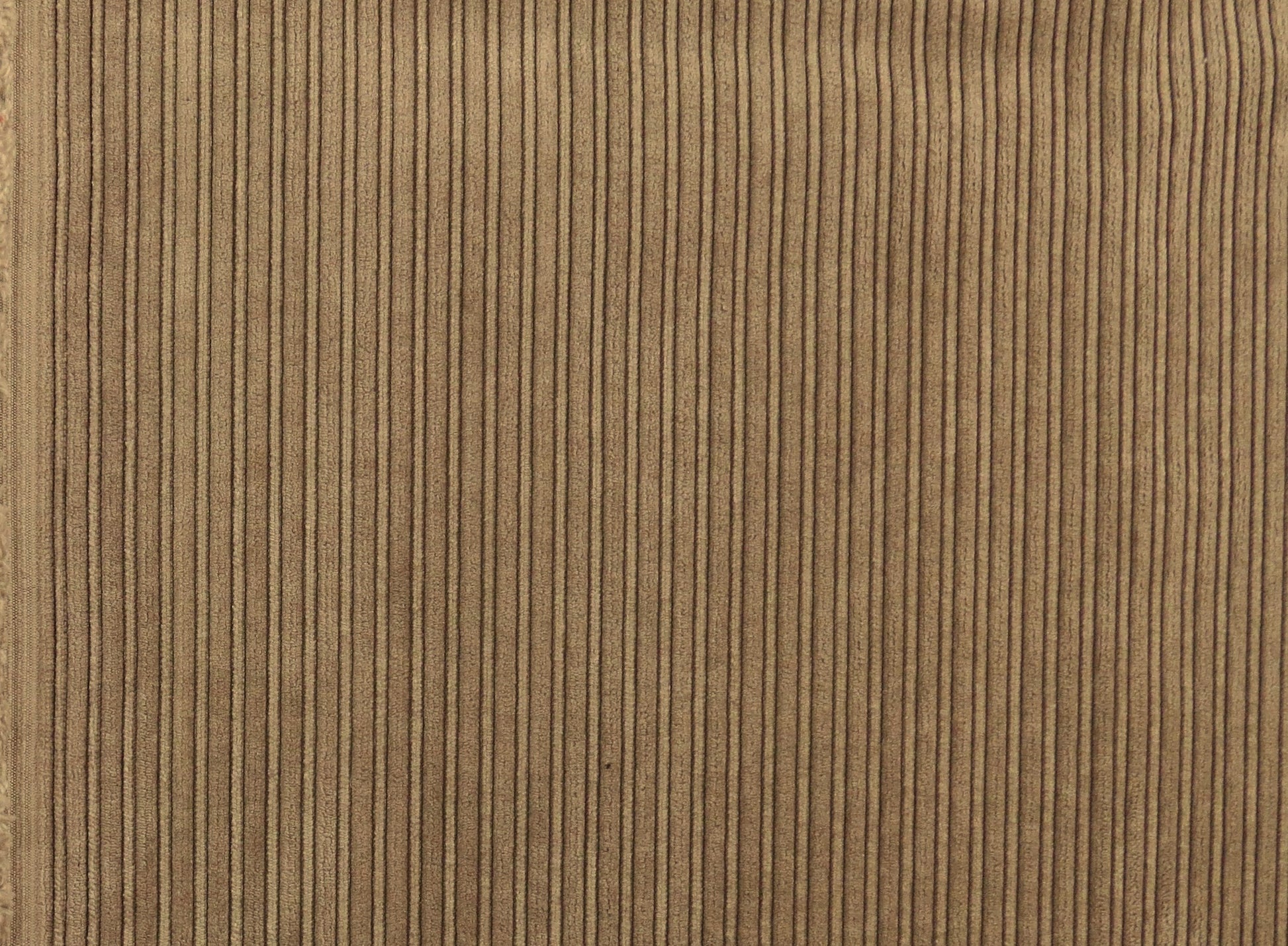 Ribbed Fawn Velvet Upholstery Fabric