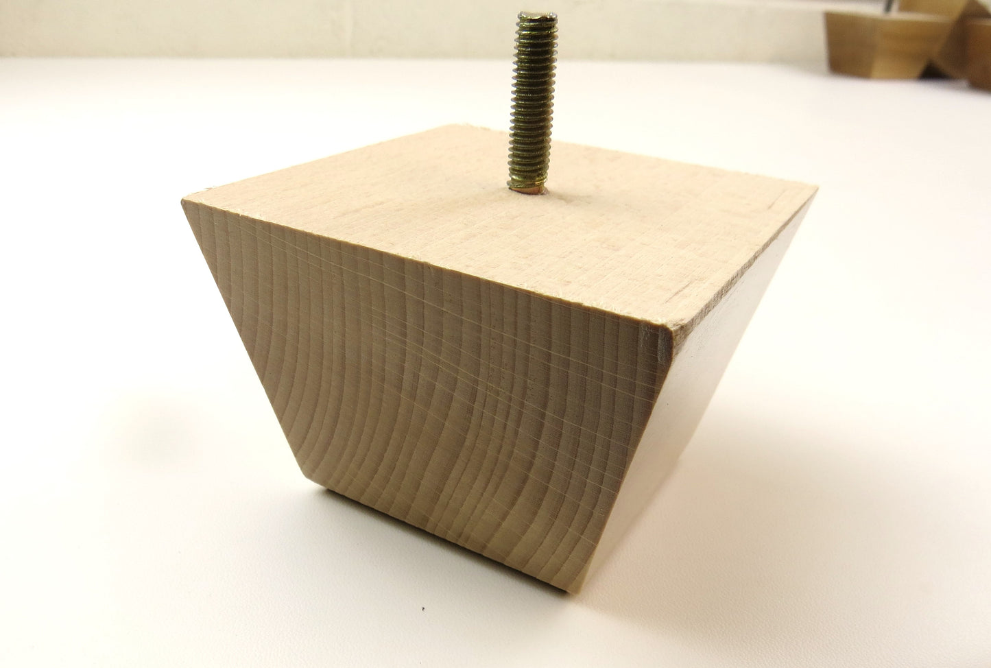 Light Wood Beech Square TapeRed Leg - Set Of 4