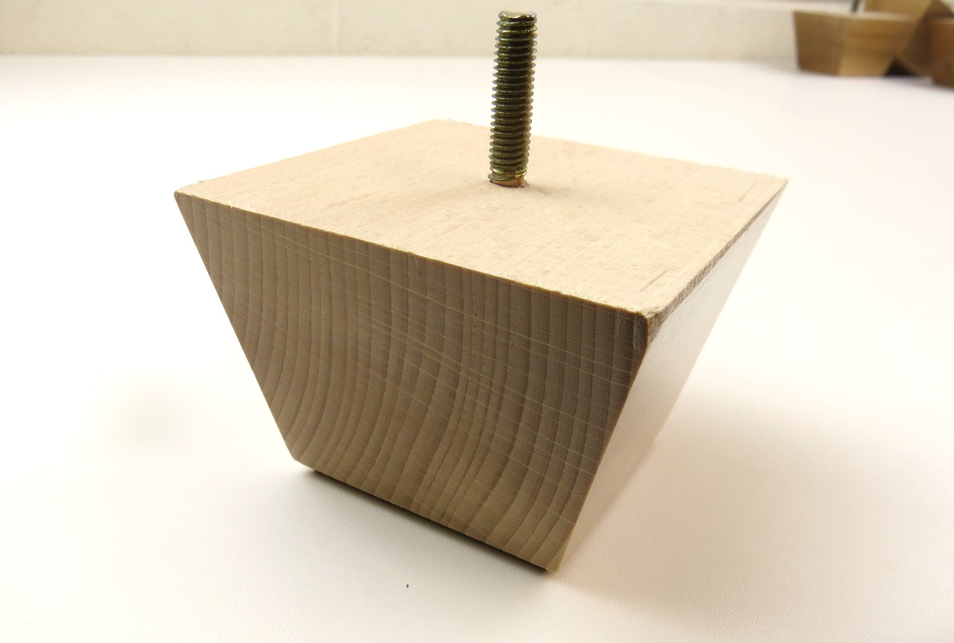 Light Wood Beech Square TapeRed Leg - Set Of 4