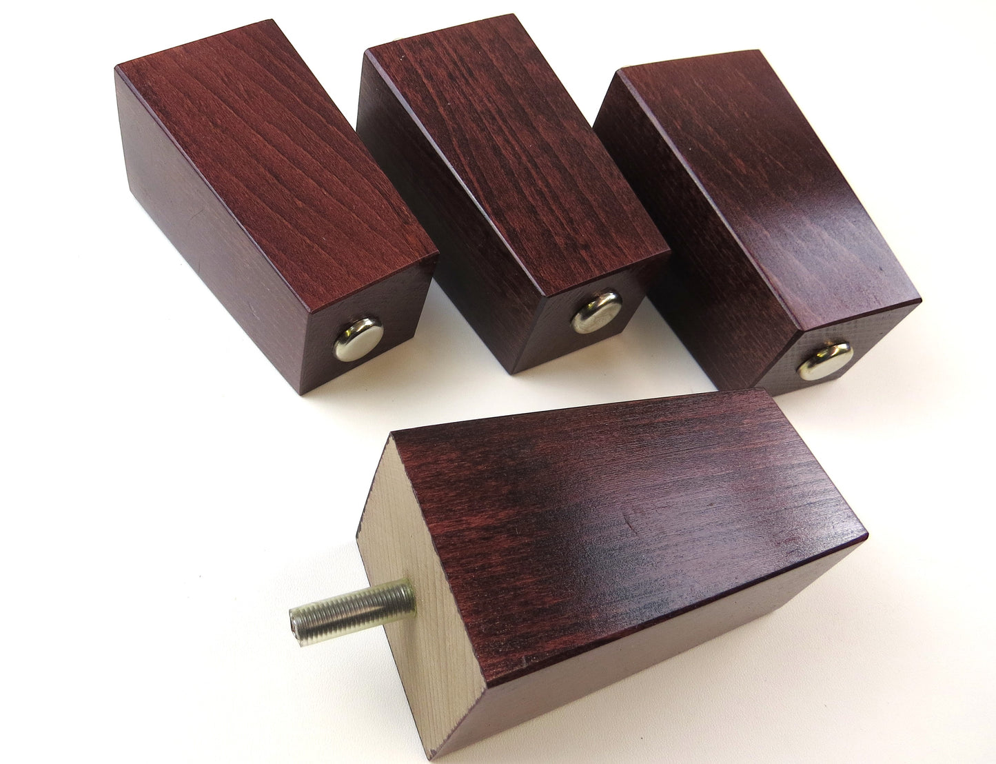 Mahogany Square TapeRed Leg - Set Of 4 - Soft Options upholstery trim